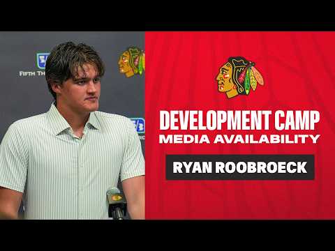 "I love it here" Ryan Roobroeck on his first day of DEV CAMP 2026 📋 | Chicago Blackhawks