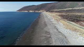 Магадан 2025 полет 2 от 19 октября по бухте реки Окса DJI 0351
