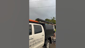 FOLDING AWNING BRACKETS. #awning #4wd #hilux #n70