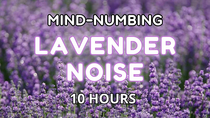 Mind-numbing Lavender Noise | 10 Hours BLACK SCREEN | Study, Sleep, Tinnitus Relief and Focus