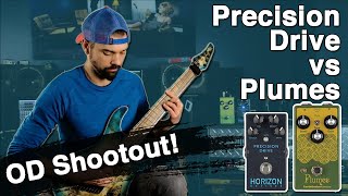 PRECISION DRIVE vs PLUMES Shootout | Overdrive Comparison in Drop A & Drop C on a Triple Rectifier
