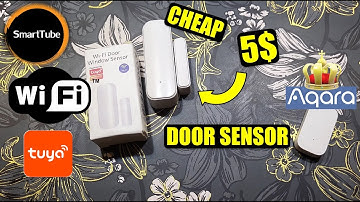 Tuya WiFi Deur Raam Sensor Goedkope Beats Aqara UNBOXING REVIEW Google en Home Assistant PL NAPISY