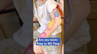 Team Peep Or No Peep? That Is The Question! #Peeps #Easter #Spring #Shorts #Facepaint #Facepainting