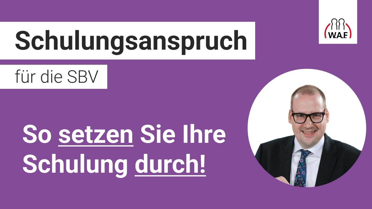 So setzen Sie Ihre Schulung durch! Betriebsrat Video YouTube