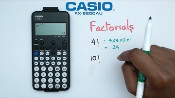 How to Calculate Factorials on a Casio FX-8200 AU
