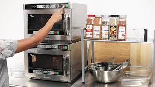 Features of the Sharp TwinTouch Commercial Microwave Oven