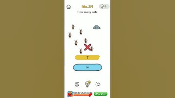 [level 31] brain out| how many ants? solution👆
