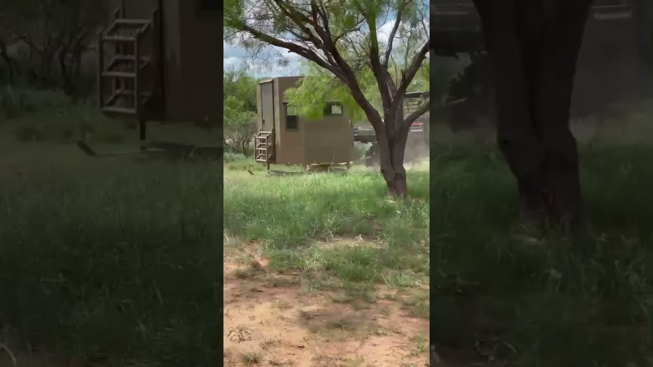 Deer Blind on skids YouTube