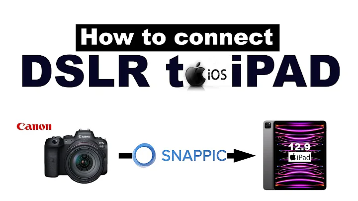 How to connect dslr to iPad