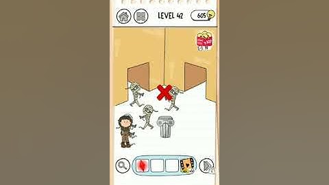 Brain test 3 level #42 walkthrough solution