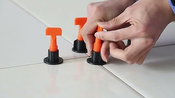 How to use reusable tile leveling system?