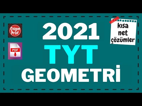 2021 TYT GEOMETRİ [+PDF] - 2021 TYT Geometri Soru Çözümleri