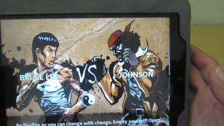 Dragon Warrior HD (Bruce Lee) iPad app review in HD!! screenshot 1