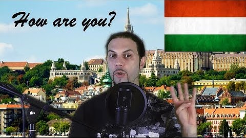 One minute Hungarian : How are you? (Hungarian Lesson)