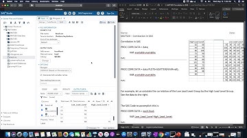 Calculating the Correlation Coefficient in SAS