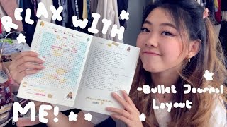 March RELAX WITH ME AT RISD | Bullet Journal Set Up | Tiffany Weng