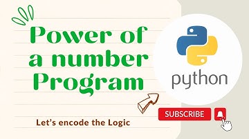 Power of a number program using while loop & for loop in python || Python Tutorials for Beginners