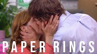 Jim & Pam | Paper Rings Resimi