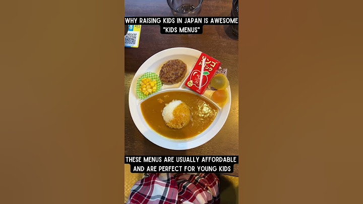 Discover the Amazing Kids Menus in Japan