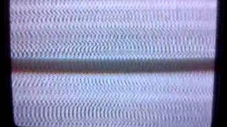 static fuzz from vintage crt tv