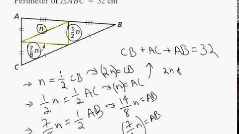Geometry Examples - Midsegments in Triangles
