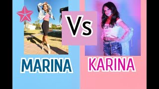 KARINA VS MARINA/TIK TOK/MUSIC/FOTOS  Fans de Karina y Marina