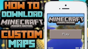 MCPE: How To Get Maps for Minecraft Pocket Edition! 8.4 8.3 8.2 (NO COMPUTER) iPhone iPad iPod Touch