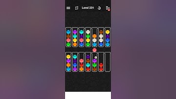 ball sort color puzzle game level 231 | ball sort puzzle level 231
