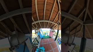 Adaland Aquapark Stairs and View to the Loop Blue Water Slide #Shorts