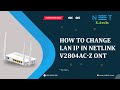 How to change lan ip in netlink v2804acz  informative174