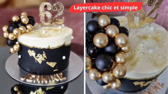 Layercake chic et classe blanc/doré 