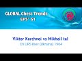 Viktor Korchnoi vs Mikhail tal // Ch URS Kiev (Ukraina) 1964