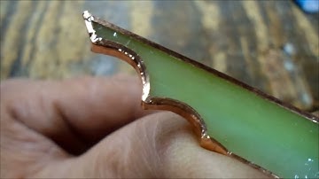 Copper Foiling Deep Inside Curves & not Split