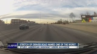 Stretch of Denver road named one of the worst in the country