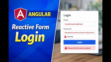 Angular Reactive Form Login in 10 Minutes | With Validation | Beginners Guide |  Easy Explanation
