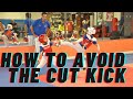 How to avoid and counter Cut kick or side kick in Taekwondo