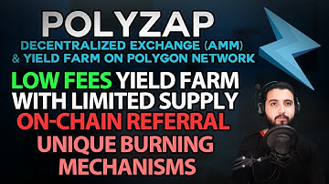 Polyzap Finance - Best Layer 2 DEX and Yield farm on Polygon (Maitc) Network !!! #PZAP