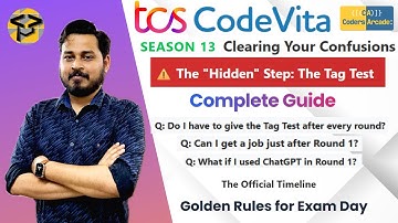 TCS CodeVita Season 13 Complete Process: Round 1, Tag Test & Interview Roadmap 🚀