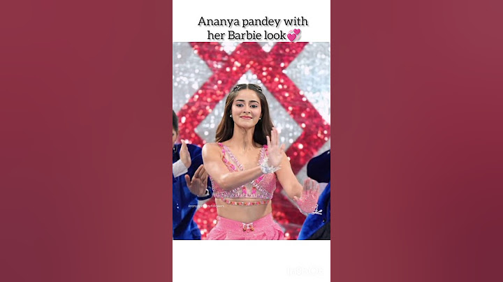 Ananya Pandey with her Barbie look💞 #trending#bollywood#love#trendingreels#ipl#shortsviral#shorts