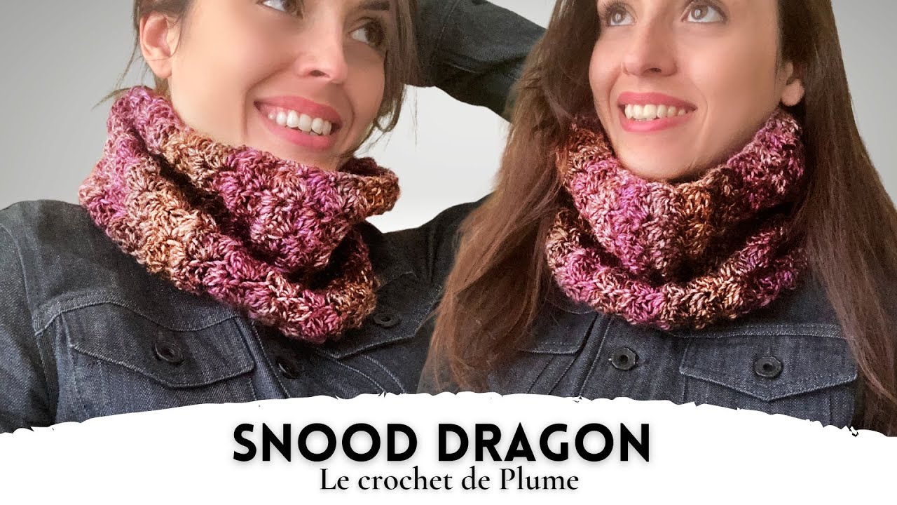 How to crochet a SEAMLESS SNOOD? Easy and Fast - All sizes - Lou