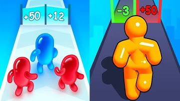 Join Blob Clash 3D VS Tall Man Run - Satisfying ASMR Gameplay ALL Levels