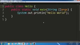 How to create and run Java program using CMD