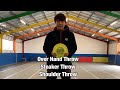 Discdog#2 世界チャンピオンの投げ方 How to throw Over Hand /Steaker /Shoulder (Japan-glish)