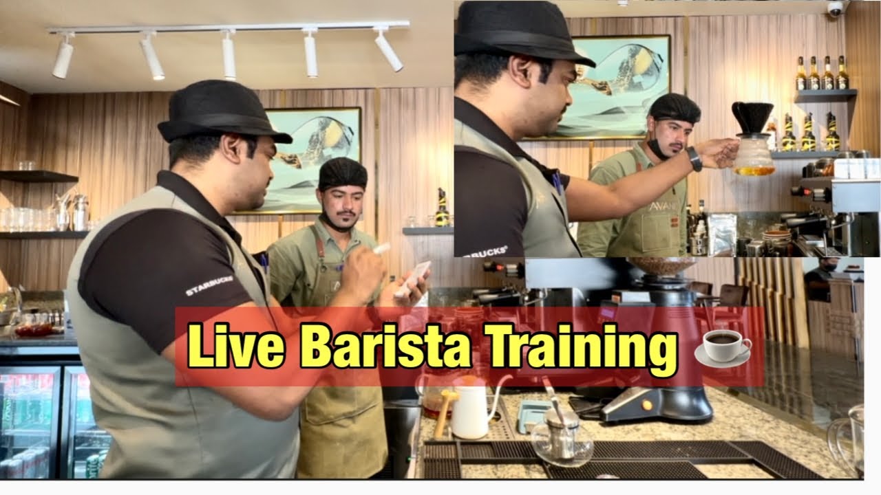 Live Barista Teaching and Training || Barista Course Series Episode-4 ...