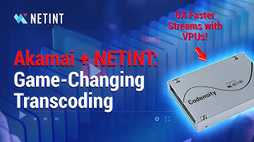 NETINT Technologies about traditional CPU vs. NETINT VPUs - Same cost. 6x more performance.