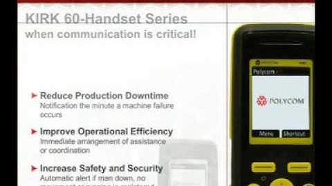 Spectralink DECT 6020 / 6040 Industrial Handsets