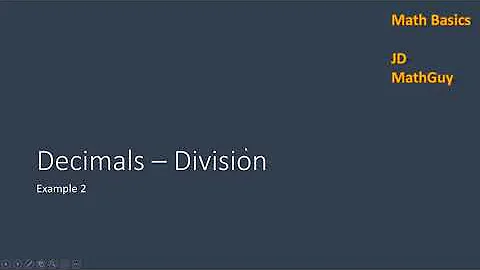 decimals - division - example 2