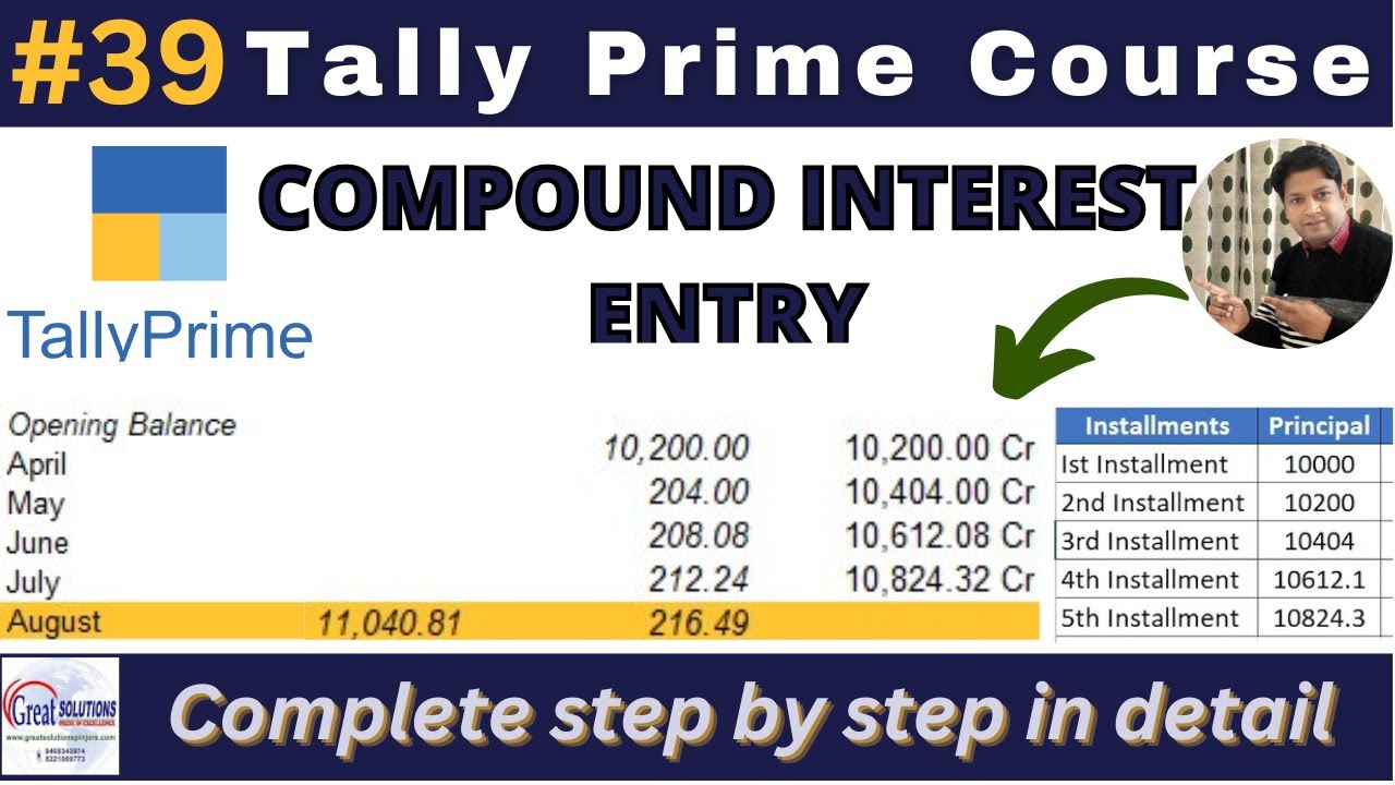 How To Calculate Compound Interest In Tally Prime Tally Prime
