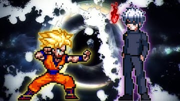 SSJ Goku DBFZ V2(New) VS Gojo in Jump Force Mugen