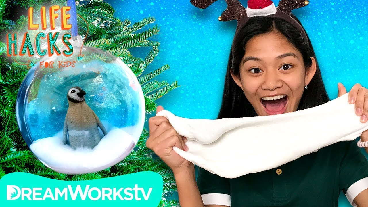 easy hacks videos Snow Slime Christmas Ornament | LIFE HACKS FOR KIDS